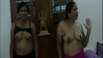 Indian Mom Joins Daughter in Threesome