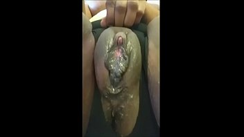 Extremely Wet Black Pussy Private Home Video