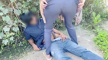 Muslim teen outdoor sex in the woods