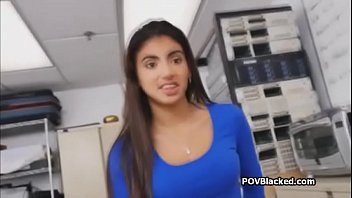 Perky Latina on BBC at casting