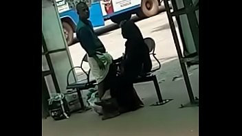 Desi Hand job at Bus Stand Hidden cam