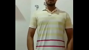 Hot desi college boy showing off