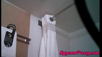 Hidden shower spy cam caught - SpycamPussy.com