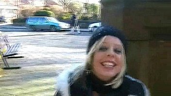 Masturbation in public with blonde teen welsh babe Loz in uk outdoor nudity and