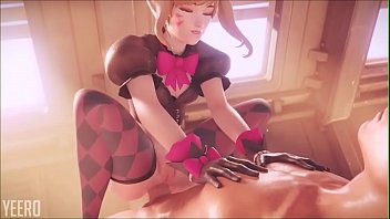 Overwatch DVA takes it up the ass