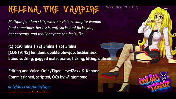 Vampire womn sucks and fucks as she pleases