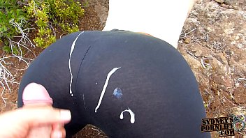 Hot Blonde Tourist Flashing Her Big Booty Outdoors Tenerife!