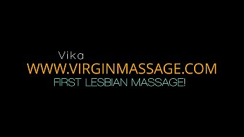 Little tight virgin pussy sister Vika massaged