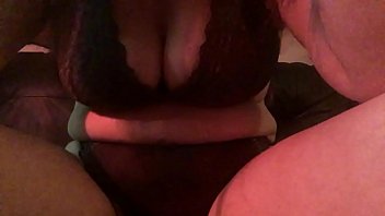 Slutty wife Tracy fucking her vibrator and telling hubby about having a one night stand earlier