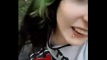 Outdoor sex with emo teen