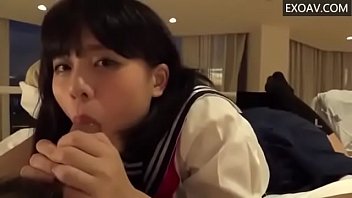 JapaneseGirlSucks- Cute Little Blonde Loves Sucking Cock