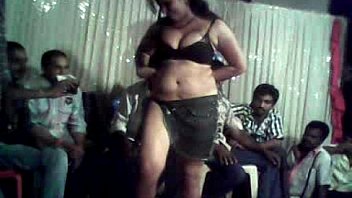 Telugu aunty dance show in public