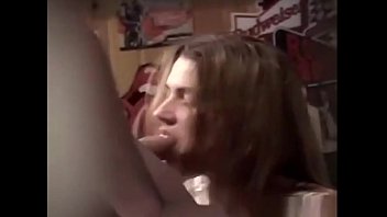 College amateur sucks dick and gets cumshot at a party