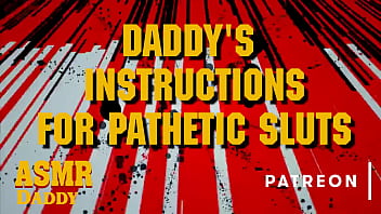 's Masturbation Instructions for Pathetic Sluts - Dirty Audio