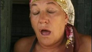 Old woman fucked in the farm of shame!