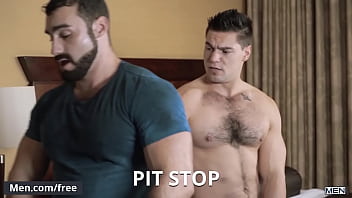Men.com - Aspen Jaxton Wheeler - Pit Stop - Str8 to Gay - Trailer preview