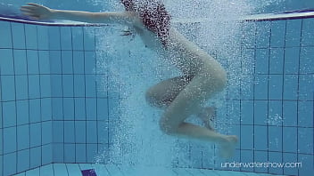 Sexy swimsuit with tattoos babe Roxalana Cheh underwater