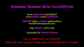 Caning Seminar At Fuck'n'Fetish - 03:16min, Sale: $6