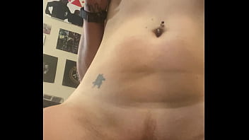 Tattooed Hottie Cums to Sit on Your Face with her Pierced Clit Pussy Teasing Edging Denial