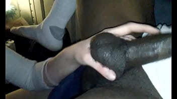 T b. Deepthroating ballsucking black dick