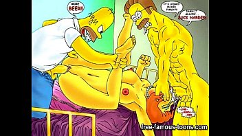 Simpsons vs Futurama hentai parody