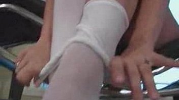 Nurse Erica in White Pantyhose