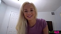 Hot StepSis Elsa Jean Trades Her Horny Step Brother Cash For His Cock