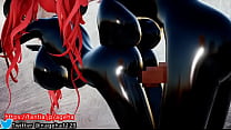 3d hentai busty girl futanari doggystyle fucking