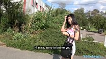 Public Agent Hot Asian chick Akasha Coliun loves girthy cock fuck