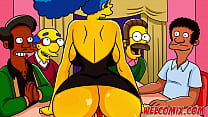 Margy gang banging with her husband's friends! Simptoons, Simpsons!